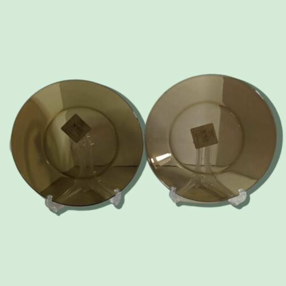 Mocha Glass Dinner Plate